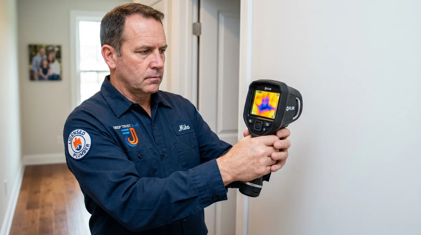Thermal imaging leak detection by Johns Plumbing LLC in Braddock Heights
